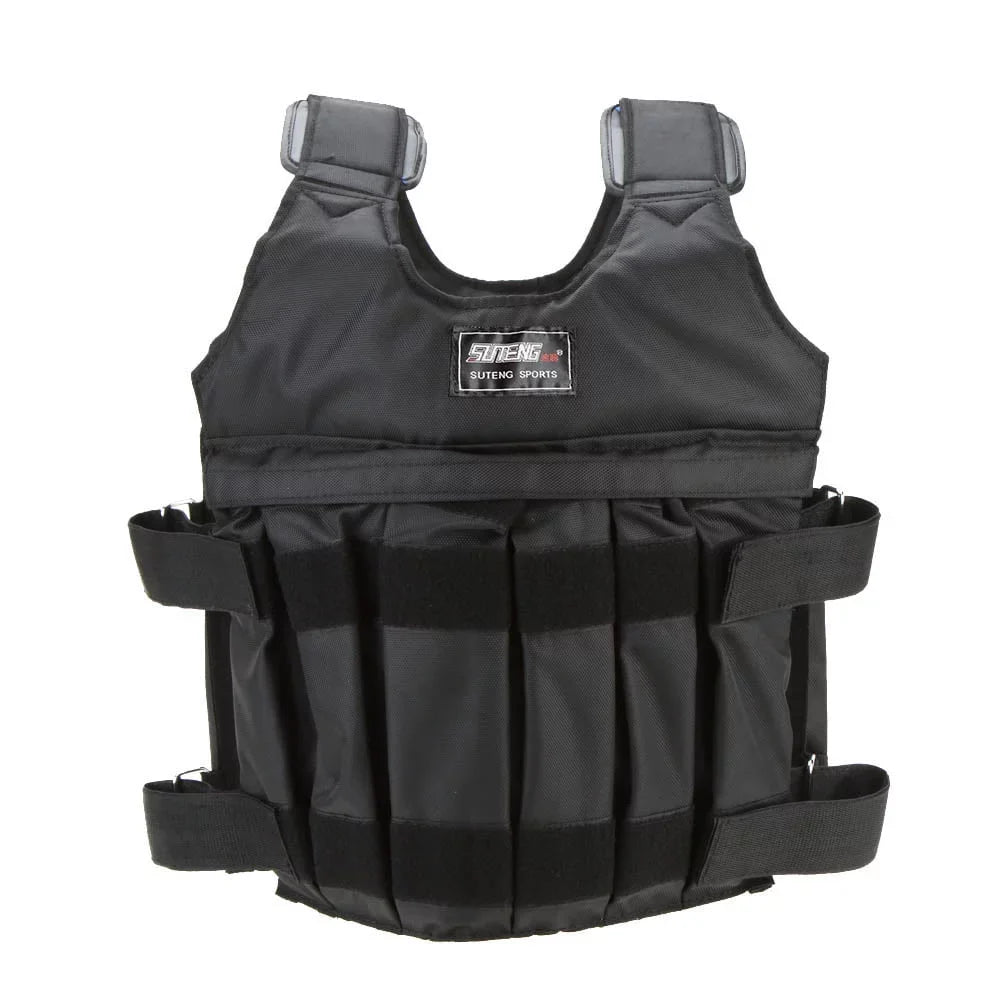 Adjustable 50kg Exercise Vest Max - apparel Training, Weighted Loading Invisible for SUTENG Weightloading and Boxing Sand