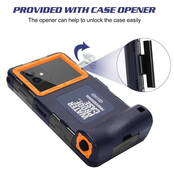 all Photo Waterproof Swimming LCD Diving Tecno Camon Case Professional Protective with Video Surfing Lanyard Phones Inch And to 6.9 UrbanX Up for Underwater Snorkeling Housing CX [15m/50ft]