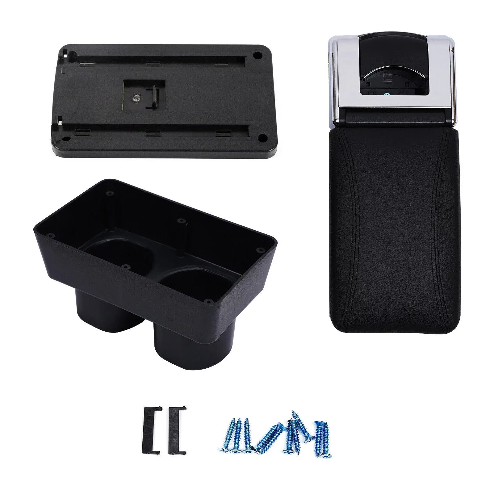 Center 07-2011 Storage Hatch Container Black Armrest Nissan Console Versa 2012 Box For