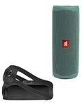Portable JBL Bundle Protective Silicone (EcoGreen) Speaker Sleeve Flip Wireless Waterproof with Bluetooth 5 Carrying