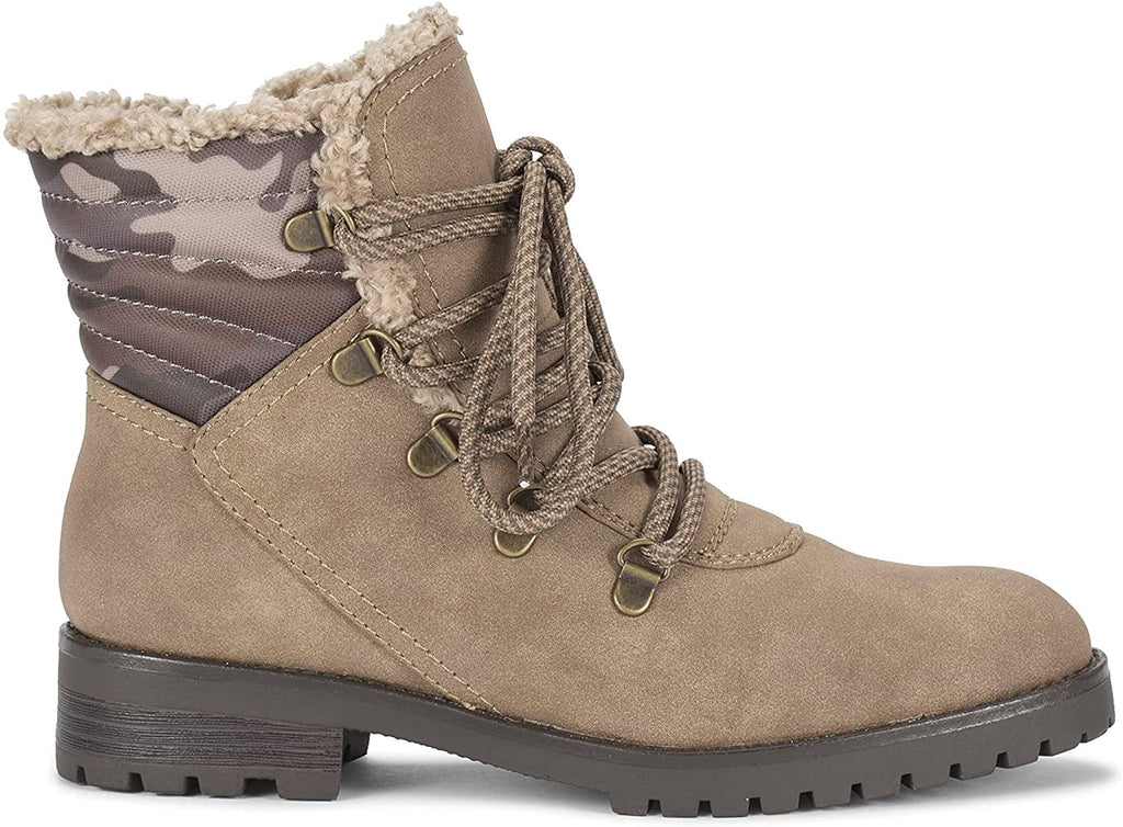 BareTraps Camo Boots Dennison 6 Womens Mushroom