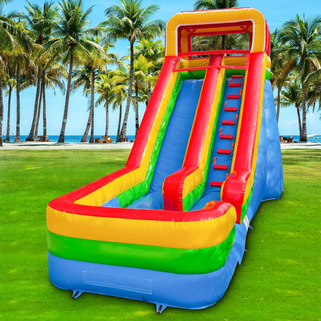 Grade liquid Slide Blower, Up 16 Slide Splash liquid exterior Slides FT Fun, Backyard Slide liquid for GOOSH & Blow Kid Pool Inflatable with Air Climbing Wall, Commercial Inflatable-