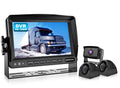 Front/Rear View (FHD3) IP69 Truck/Trailer/RV Lines Screen Waterproof Split HD Wired Ⅱ W/ 7-inch Backup Parking Dual Monitor Cameras Systems, Recording 1080P for 7" RV Fookoo Camera