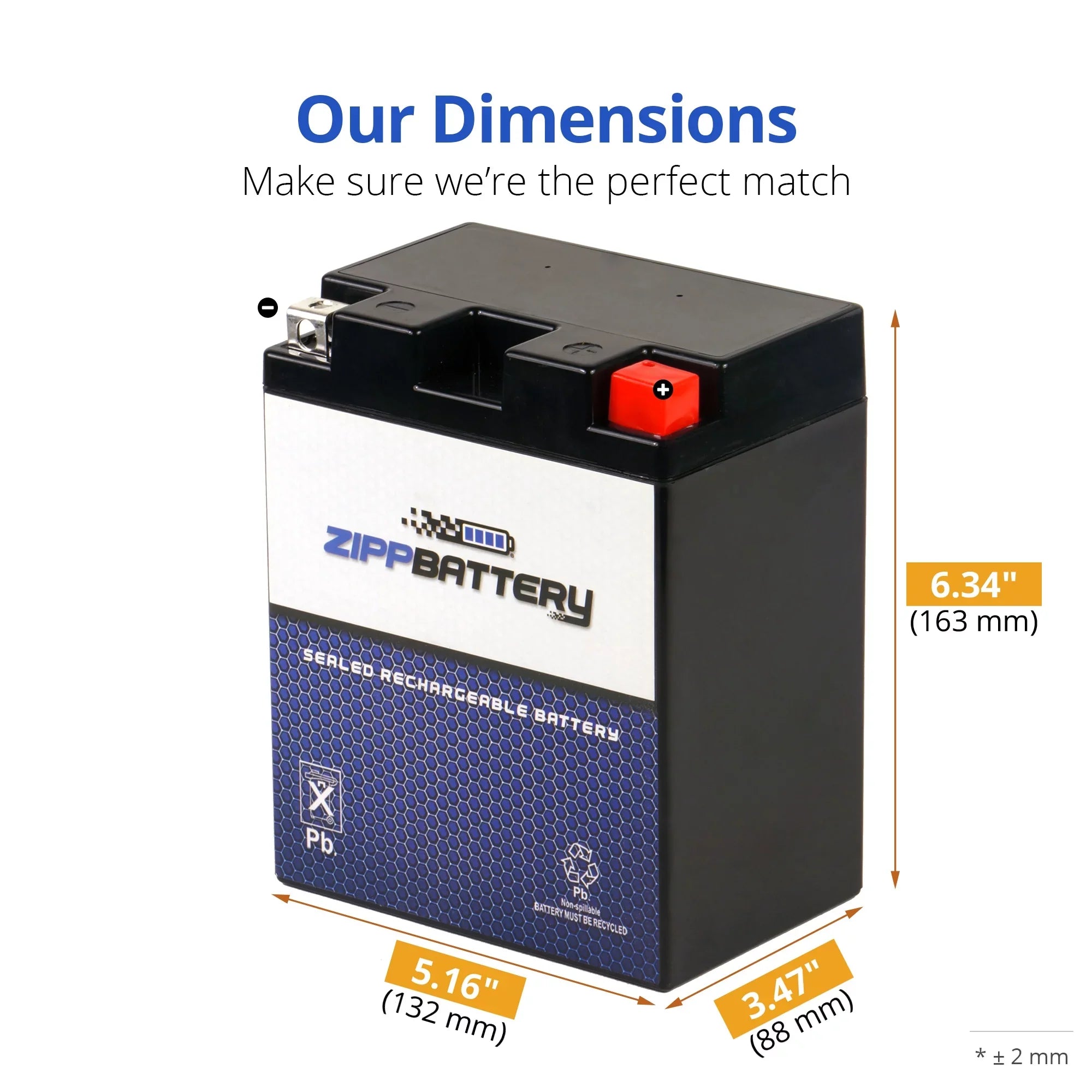 1990 Motorcycle CCA) for 210 1100cc (14AHL-BS Zipp Suzuki 12 Battery YTX14AHL-BS Gsx-r1100 Volt,12 Ah, Battery