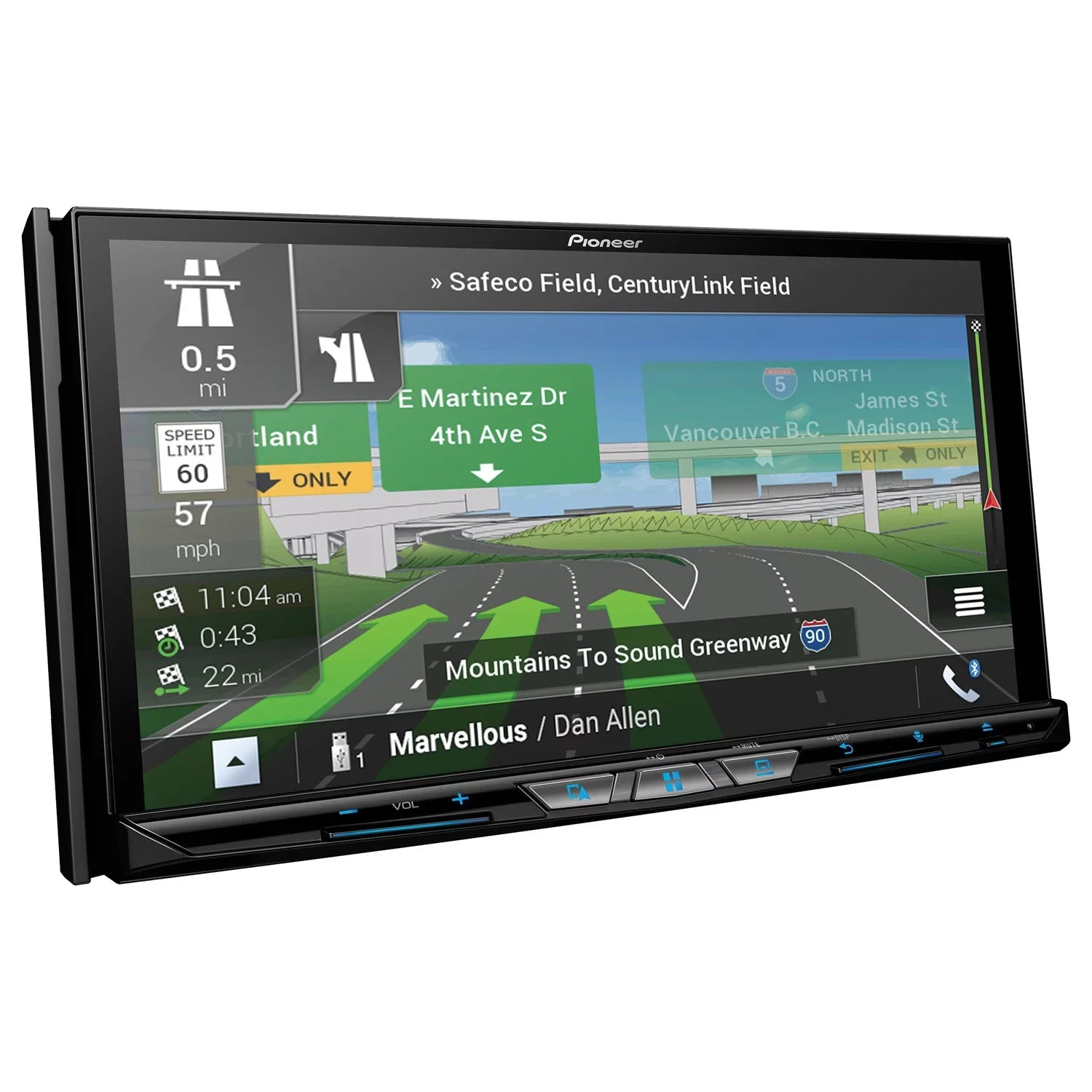 DVD Receiver AVIC-W6600NEX Navigation Pioneer 6.2" AV (Refurbished) Premium Restored