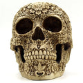 Spoof Retro Props Trade Horror Decoration Decoration Skull Resin Skull Face Foreign Menghua Mai American Halloween And European