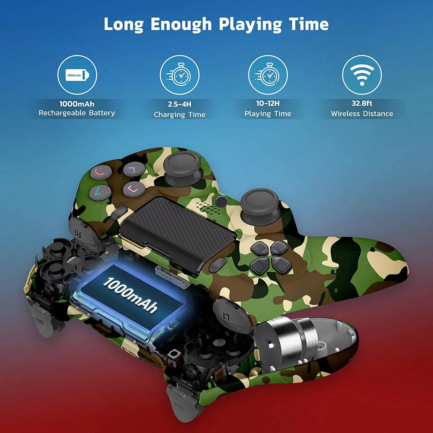 GamePad Controller Plus/10 (Green Slim BlueTooth S10/S10e/S10+/S10 Battery/Built-In Plus Speaker/Gyro/Remote Wireless Compatible 5G/Lite 1;000 with PRO Camo) Galaxy
