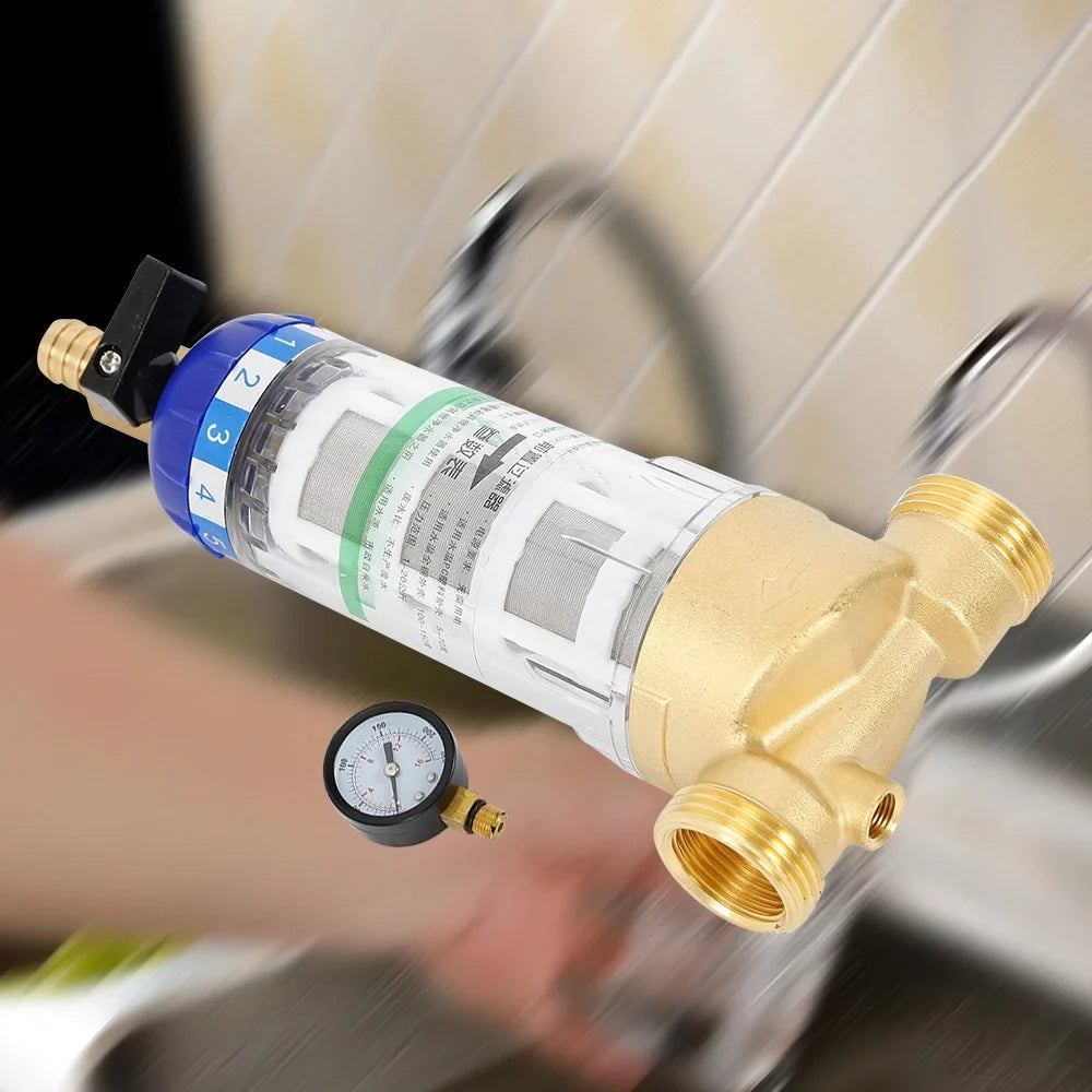 liquid Sand liquid Pipe Spin for Home Down Reusable Sediment Remove Filter liquid Sediment 50℃ Filter Pre-filter Filter liquid