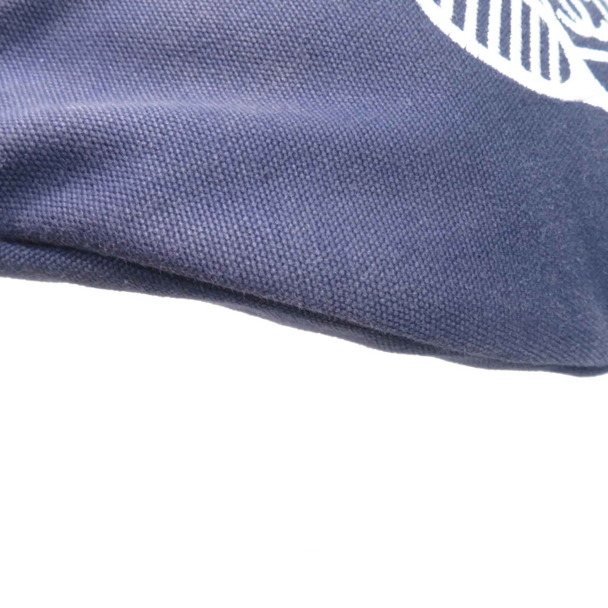 Sportsline Waist (Good) Navy/White Pre-Owned Body Canvas Women's Bag Men's