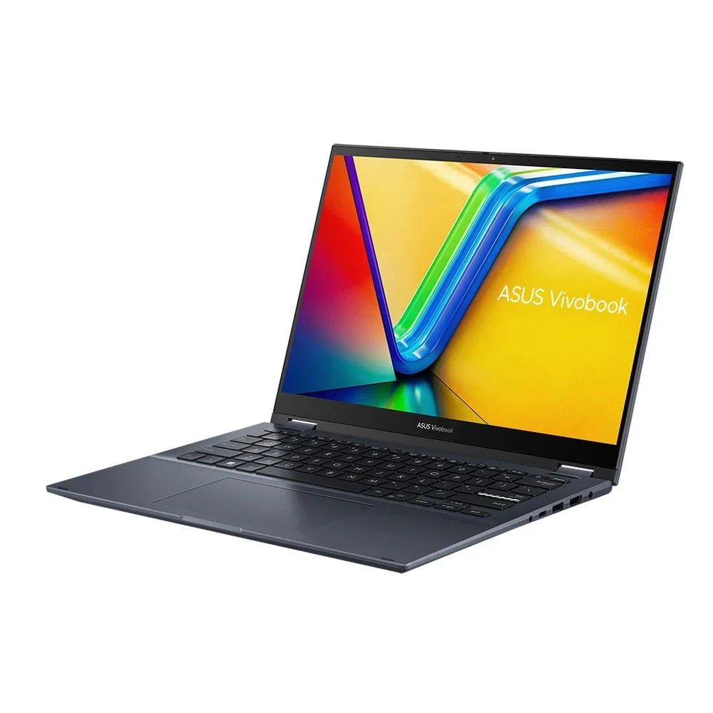 Laptop RAM Quiet Graphics 11 S Drive Vivobook BT WiFi Computer Gen 1220P Solid Home 256GB ASUS Blue DDR4 Windows i3 12th Flip 1.1GHz State Core 8GB Processor UHD 2-in-1 14" TP3402ZA-OS34T