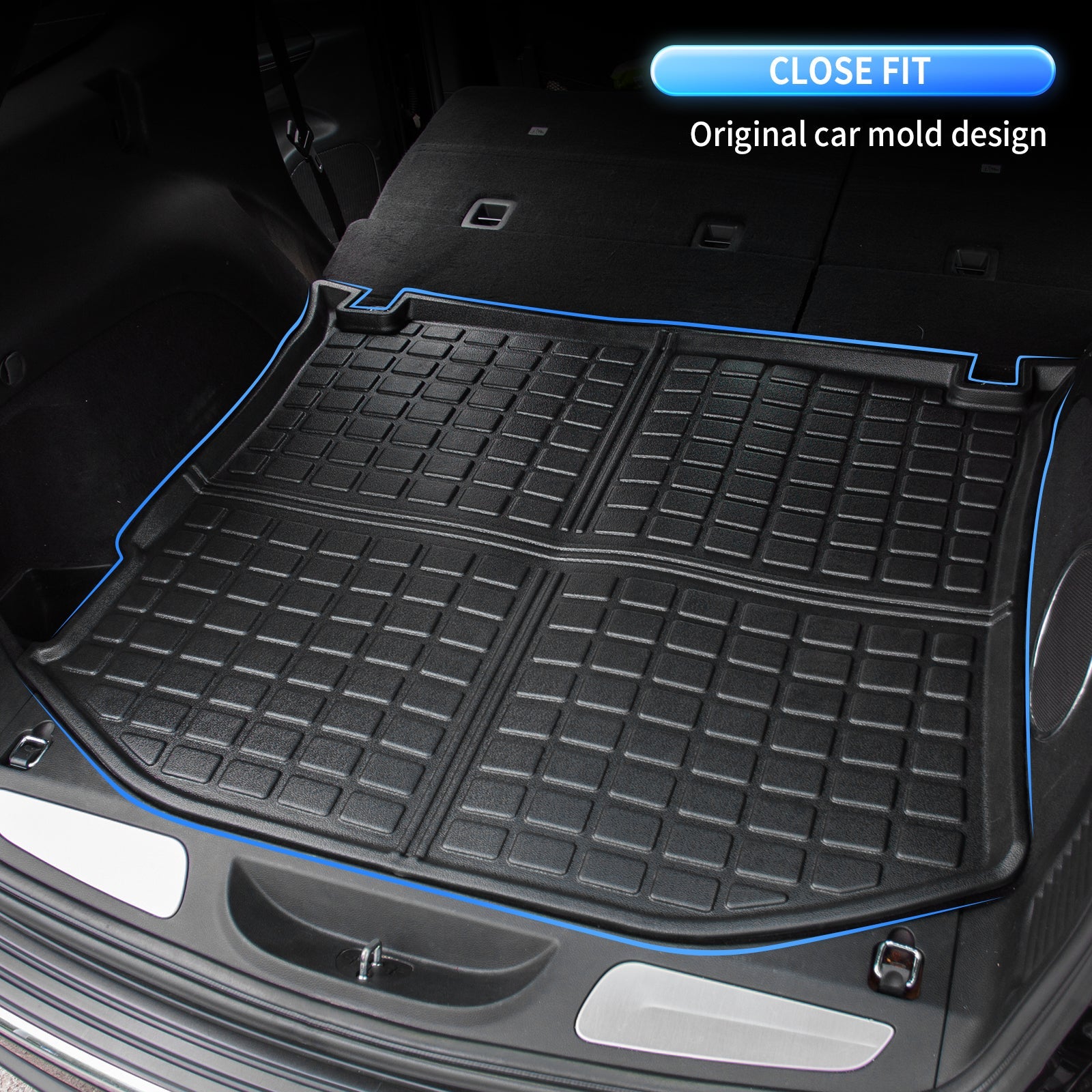2022 2011-2021 Grand Cherokee 2023 Liner Cherokee Mat Jeep Trunk WK Fit Cargo Grand