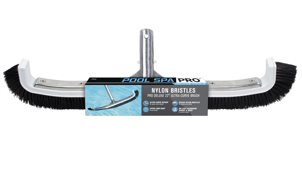 and Spa Swimming Pro Pool Inch Brush Spa Cleaning 22 Deluxe Pool Ultra-Curve