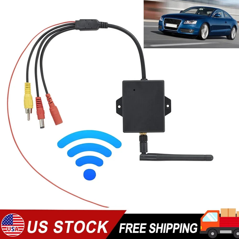 '- Stable Camera to Ideal Reversing Camera Wifi Transmitter - Range for 50m Wireless Signal, Car View Easy Module AV Rear
