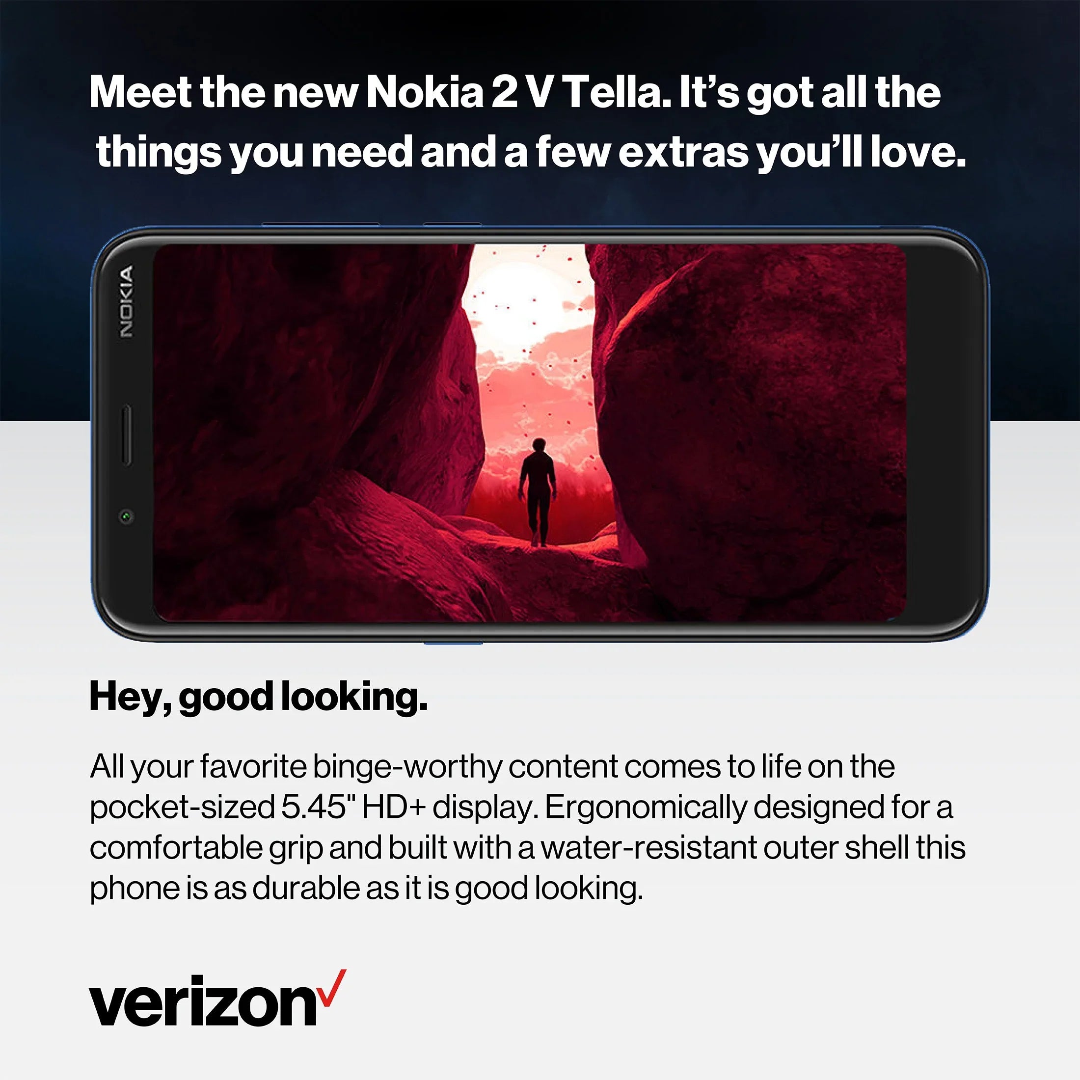 Tella Prepaid Nokia Verizon Phones 2V Cell