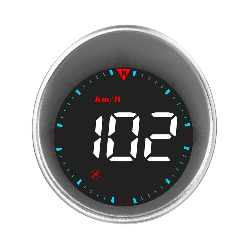 Driving Overspeed Digital and CarCar Mileage, Fatigue Display Compass Driving Angle, Display Arealer Head-up Speedometer