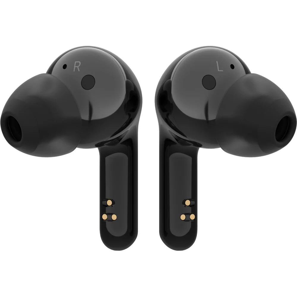 Wireless True for - TONE Noise Close Dual w/ LG FN4 Gels, Work/Home Hypoallergenic Sound, Medical-Grade Office, (Open Fit, Black Box) Bluetooth Microphone Free Reduction with Ear a - Earbuds Meridian