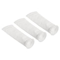 Uxcell Mesh 50 Inch 3 Skimmer Ring 4 Socks, Micron Basket Bags Pool Pack Filter