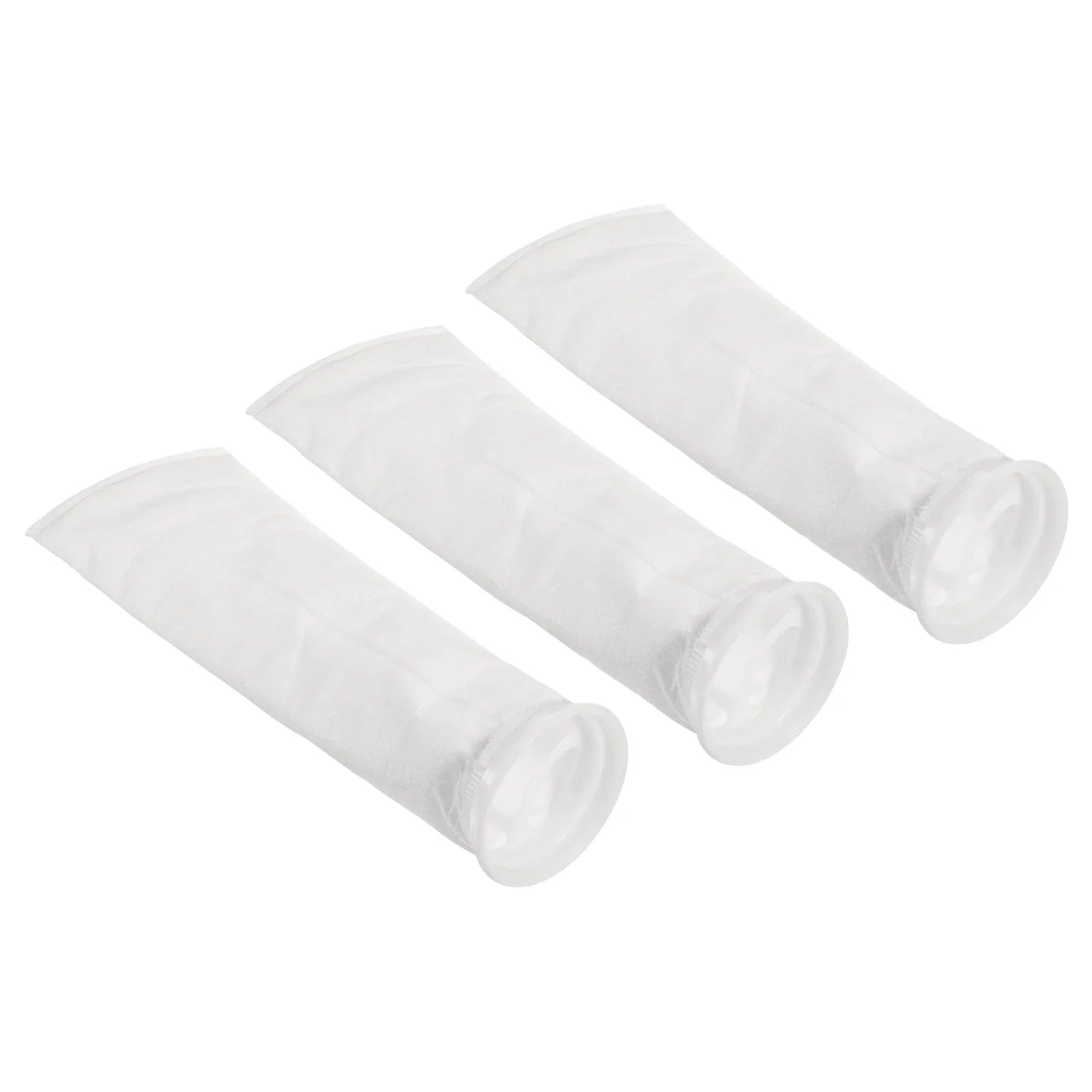 Uxcell Mesh 50 Inch 3 Skimmer Ring 4 Socks, Micron Basket Bags Pool Pack Filter