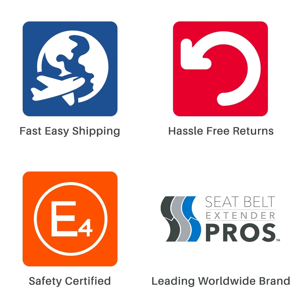 Pros Black, Rigid Belt Extension Certified Safety Inches E4 Z, - from Extender 7 Type Seat Belt Seat