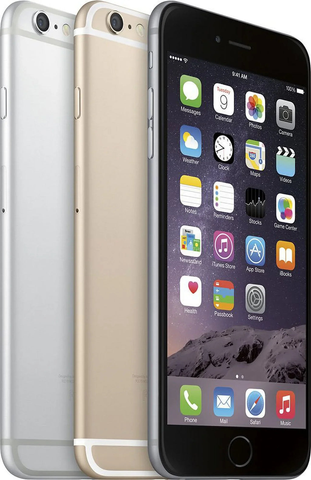 Restored Mobile) Silver iPhone (Refurbished) 16GB (Boost 6s