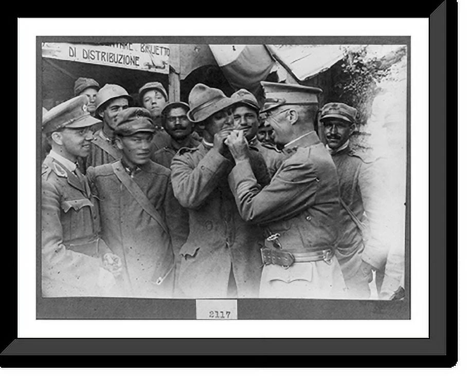 Italian light Grappa], [The friendly Framed A 17-7/8" Historic Front: Print, x 21-7/8" on