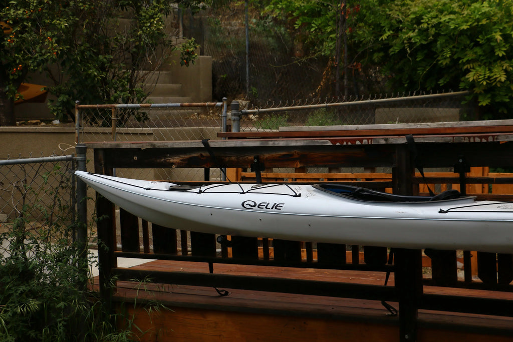 Safety Rack Kayak for 1 Storage Single Mount Sparehand Wall with Strap
