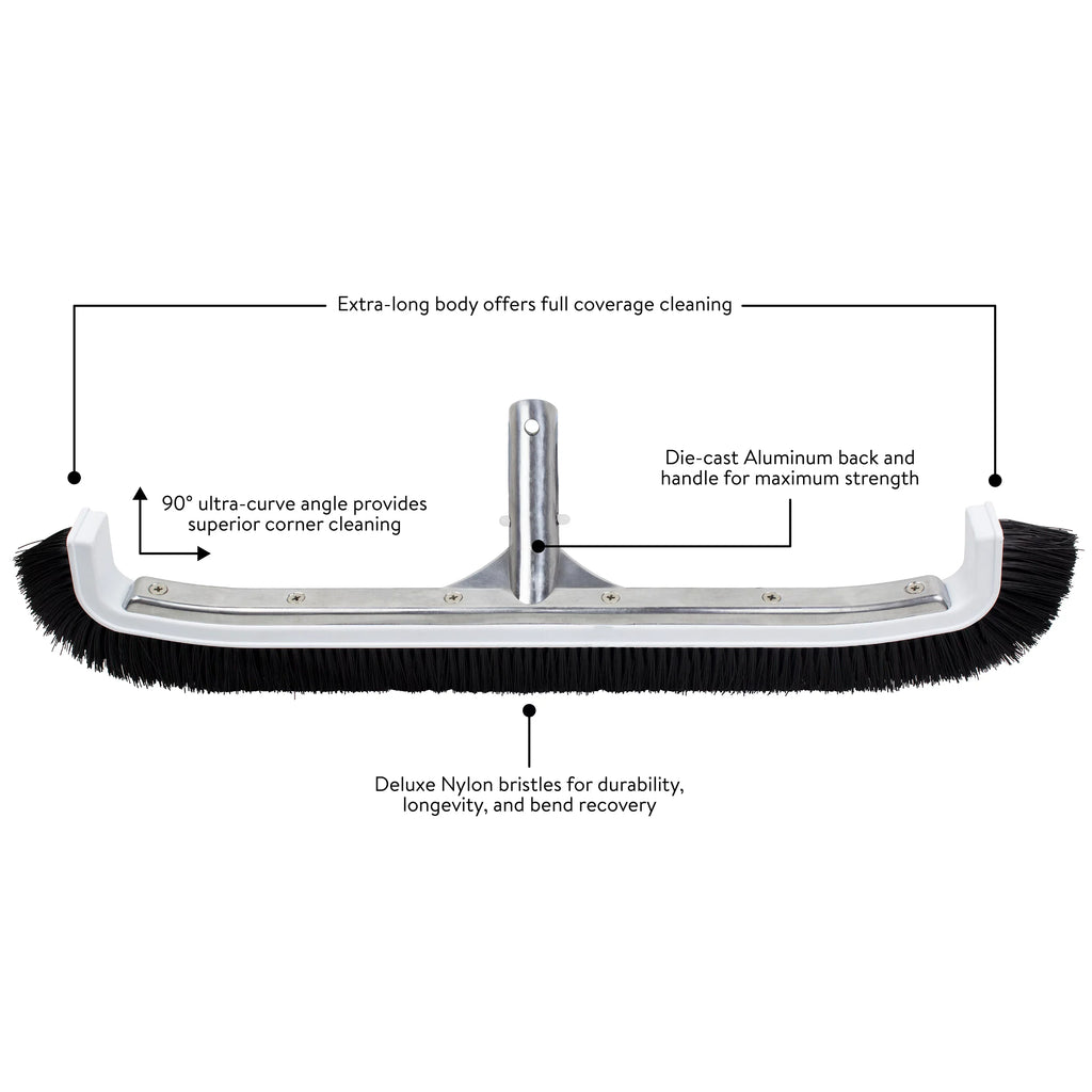 and Spa Swimming Pro Pool Inch Brush Spa Cleaning 22 Deluxe Pool Ultra-Curve