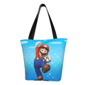 Tote Beach School Funny Large Travel Work Super Shopping Bag Capacity Handbag For Business Women's Shoulder Mario