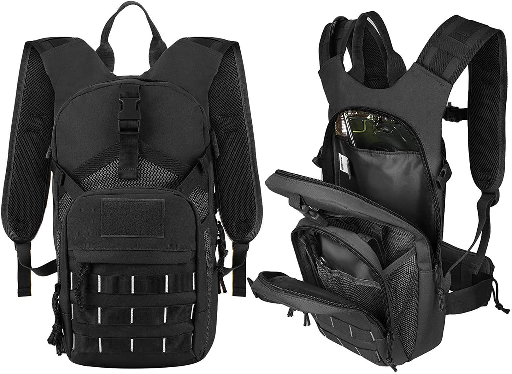 Cycling Backpack Hiking with Pack liquid Hydration Running Pocket Fits for Bag liquid liquid Thermal SKL Adjustable BPA Insulation, Women Biking 2L Men Bladder, Daypack Free Waist Military Tactical