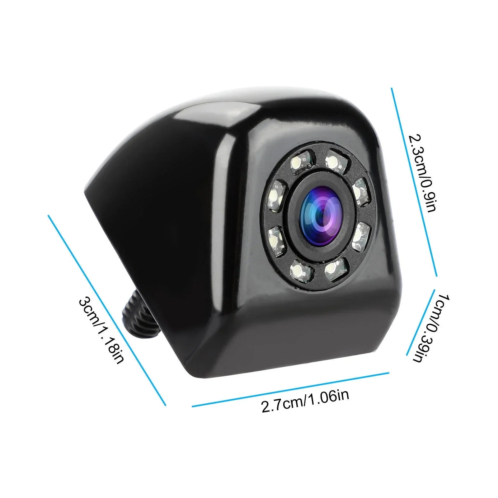 Parking Reverse Backup Rear Camera HD 170° View Vision 8LED Night Waterproof Car