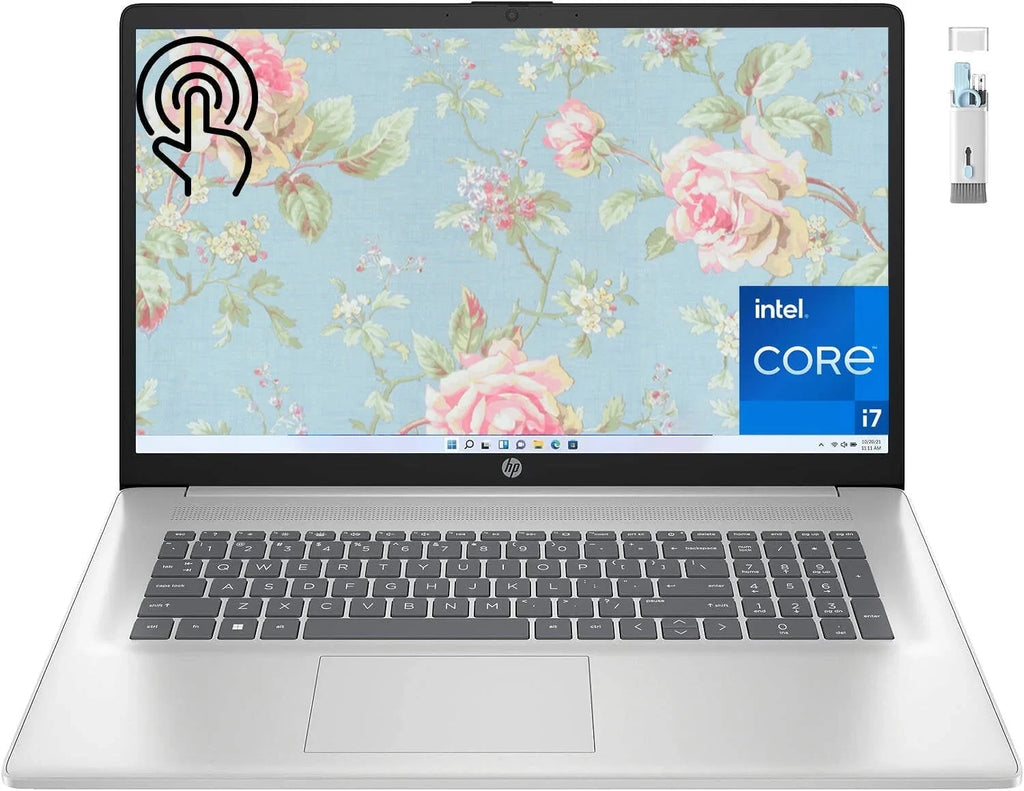 17.3" Core Backlit Laptop, Win11 i7-1355U, SSD, HD 32GB Home HP Keyboard, Touchscreen RAM, 1TB