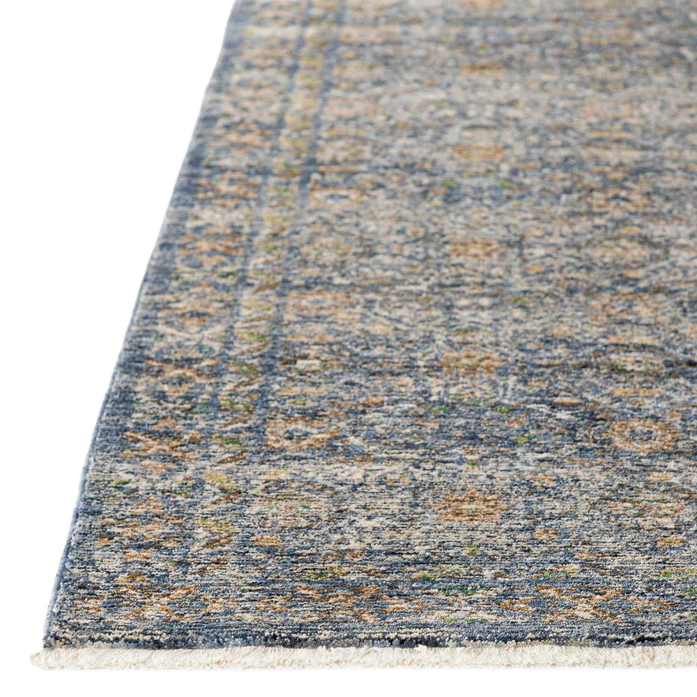 Rug x Navy 2'6" Yarra Dalyn 1'8" YA6 Rugs