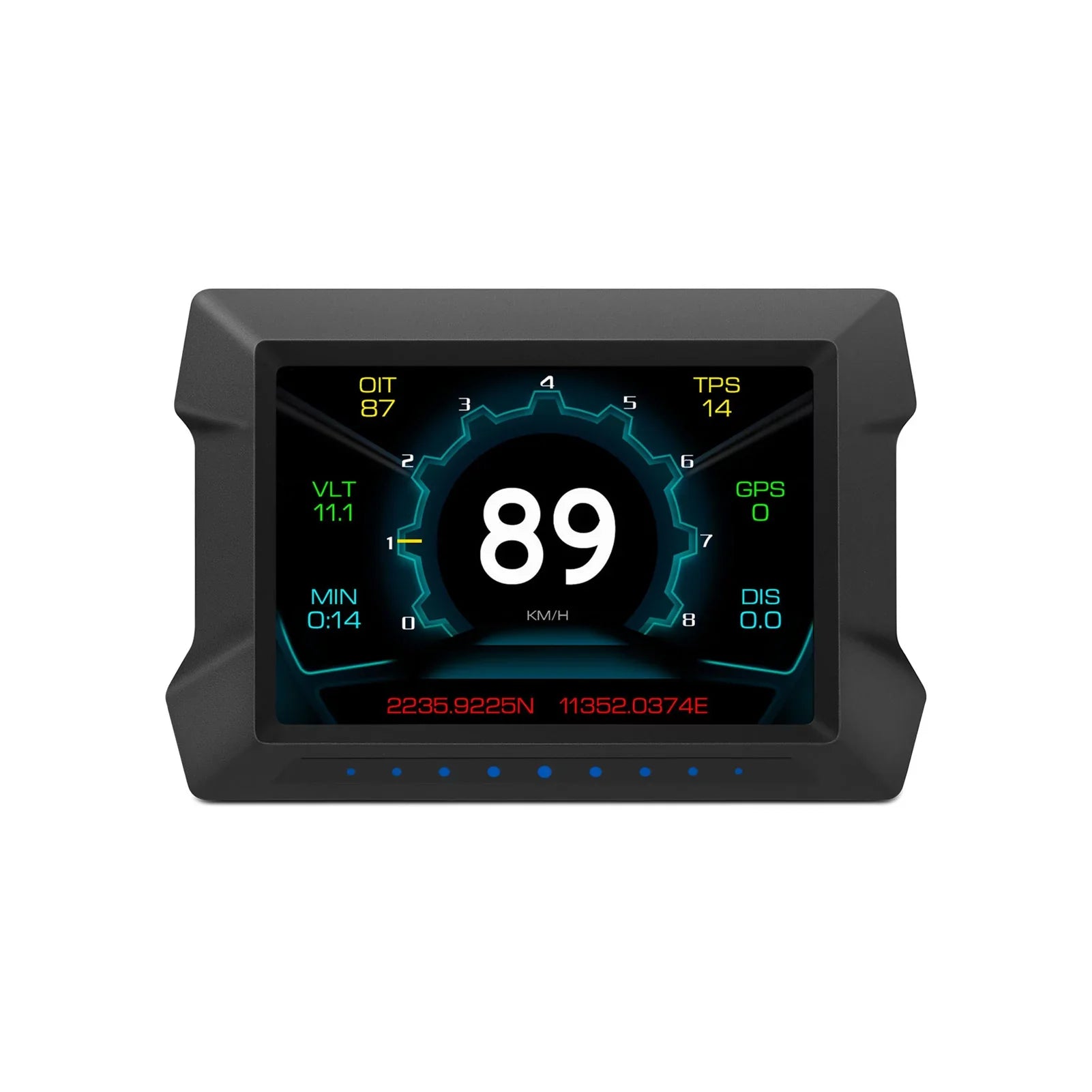 HUD for Overspeed Car Universal Vehicles Driving Digital Computer and Slope Multi-Functions Diagnostic Computer All Speedometer P22 Meter OBDⅡ Gauge, Trip Car