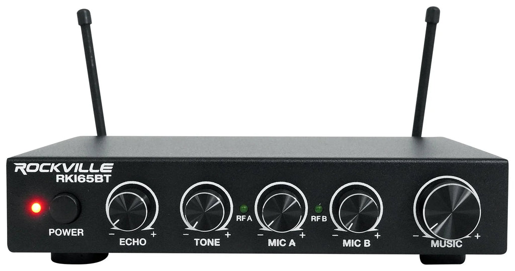 Tablet/Smatphone/Laptop/TV+LED's System For RKI65BT Microphone Karaoke Rockville