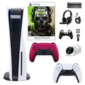 Warfare 5 Controller with Call Cosmic DualSense Duty: PlayStation Console II Core and with of Accessories in Modern Red