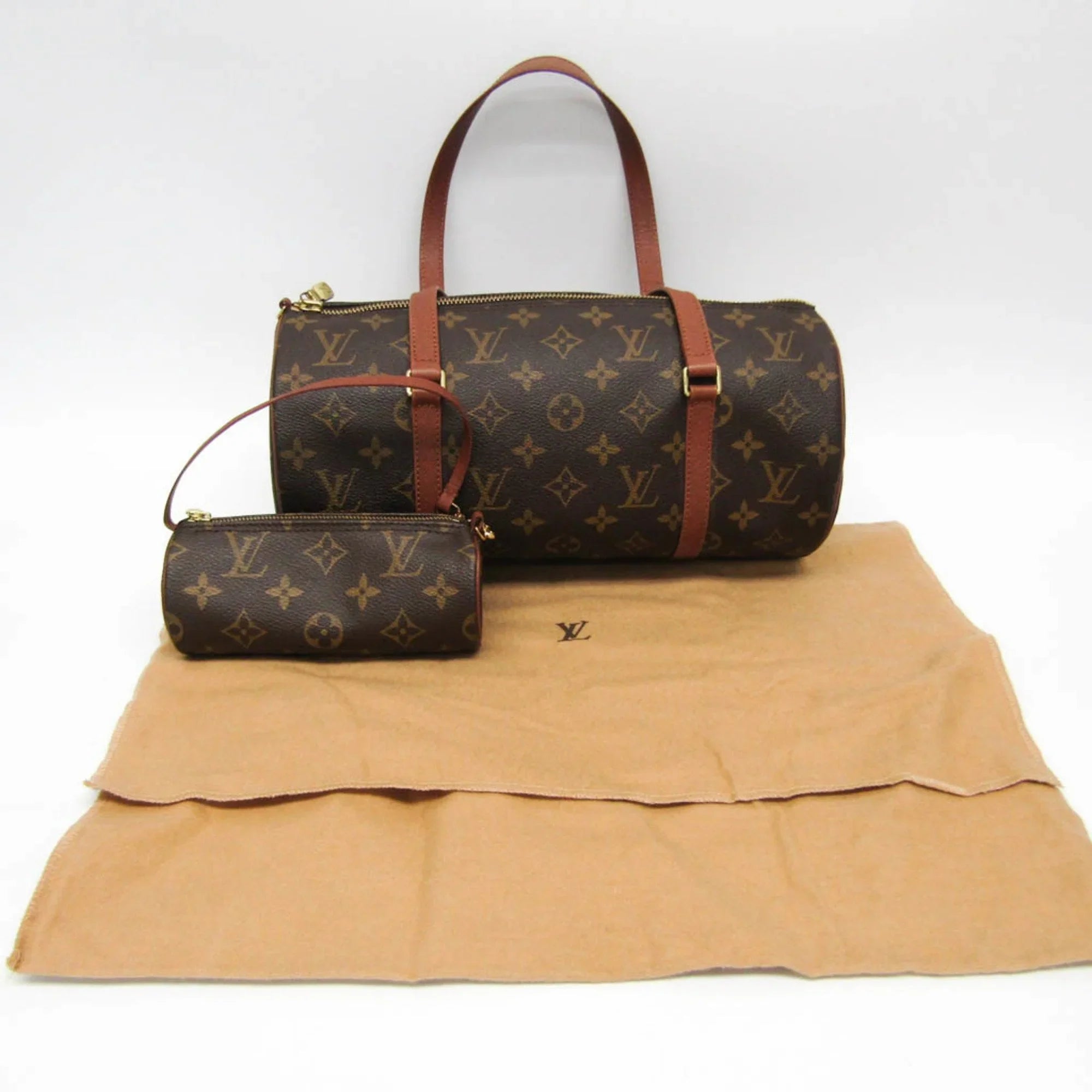 Monogram Handbag Pre-Owned Monogram Papillon 30 M51365 (Good) Women's