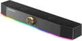Bluetooth Speakers PC Sound, Stereo SoundBar, 3.5mm Thomson Aux-in with Computer Speakers, Dyna RGB 10W Computer
