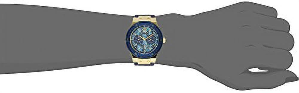 Watch Women's Gold-Tone Indigo Blue Multi-Function U0289L3 & Iconic