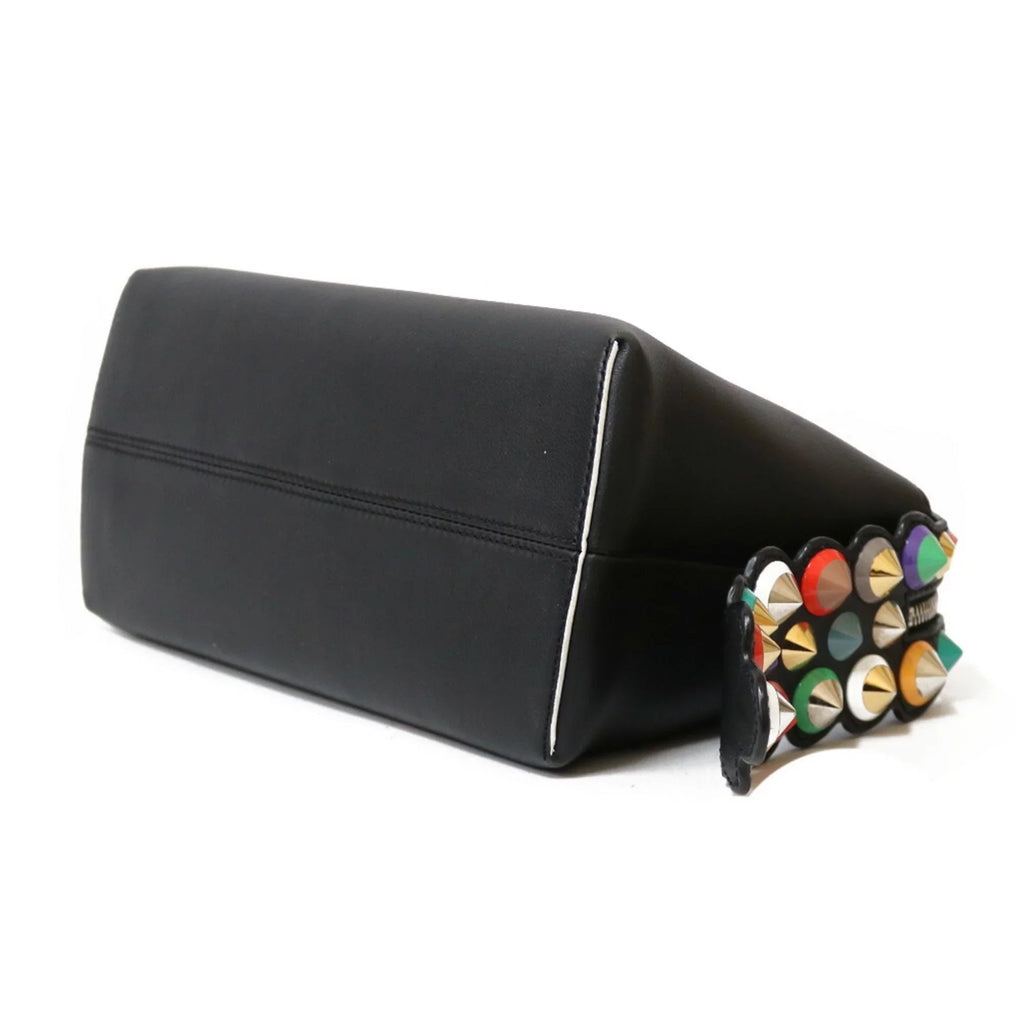 Black (Fair) Leather Bag FENDI Women's Pre-Owned Shoulder By Way The