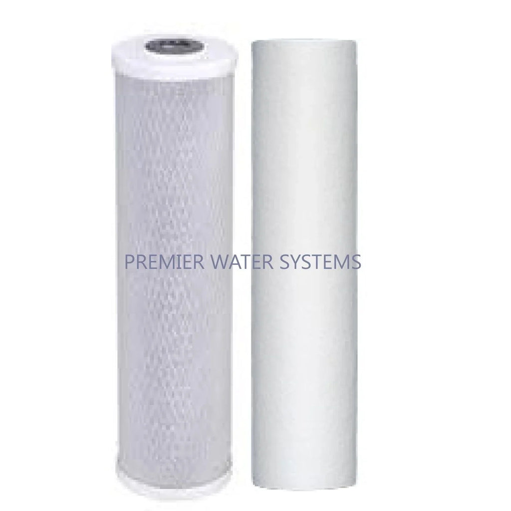 Filters: CARBON 20" liquid SEDIMENT Blue Pack + Big x BLOCK 4 4.5"