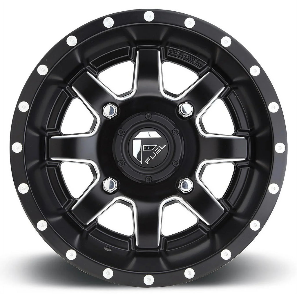 Fuel Pioneer 1000 Maverick / XT Sticky Maverick 15" Talon Honda Wheels Tires X3 / Warrior Black 32" Can-Am