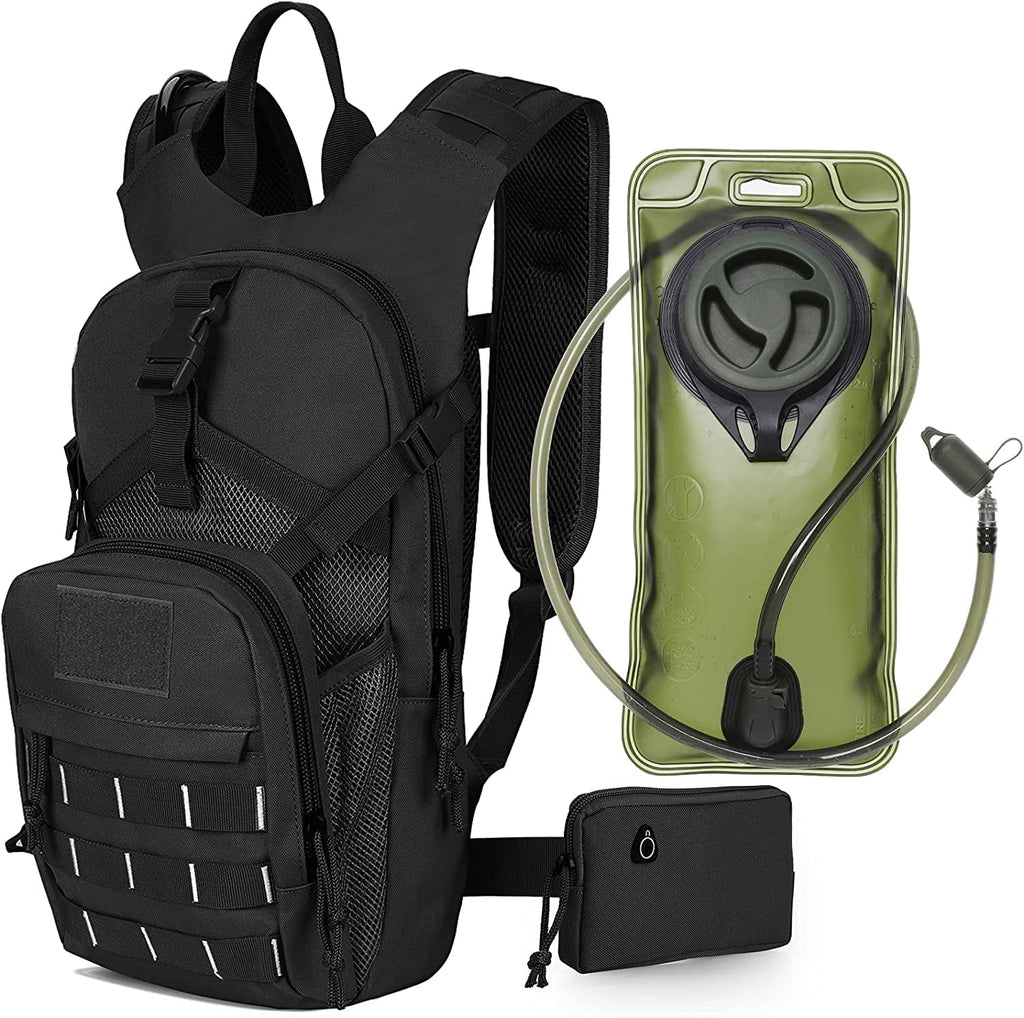 Cycling Backpack Hiking with Pack liquid Hydration Running Pocket Fits for Bag liquid liquid Thermal SKL Adjustable BPA Insulation, Women Biking 2L Men Bladder, Daypack Free Waist Military Tactical