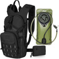Cycling Backpack Hiking with Pack liquid Hydration Running Pocket Fits for Bag liquid liquid Thermal SKL Adjustable BPA Insulation, Women Biking 2L Men Bladder, Daypack Free Waist Military Tactical