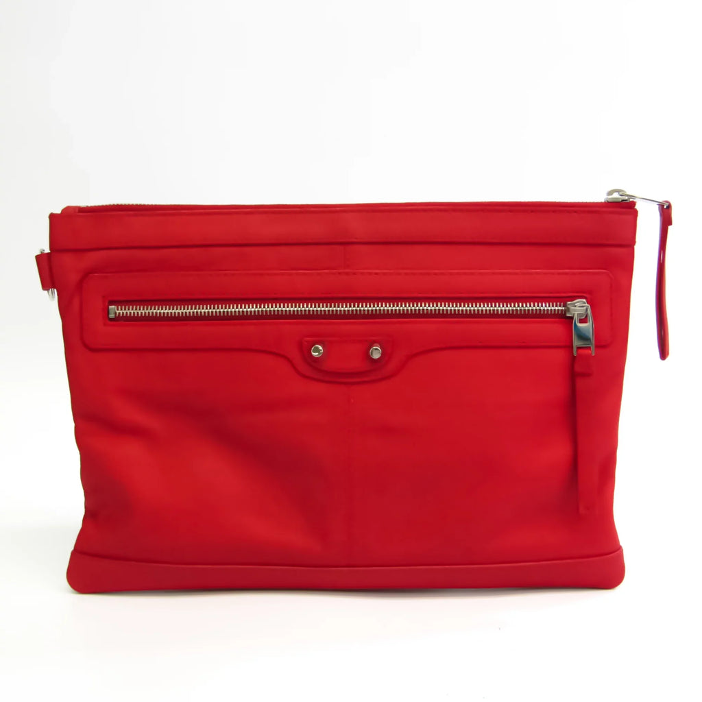 (Good) Women's Red Clutch Pre-Owned Bag Color Balenciaga 273022 Leather