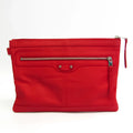 (Good) Women's Red Clutch Pre-Owned Bag Color Balenciaga 273022 Leather