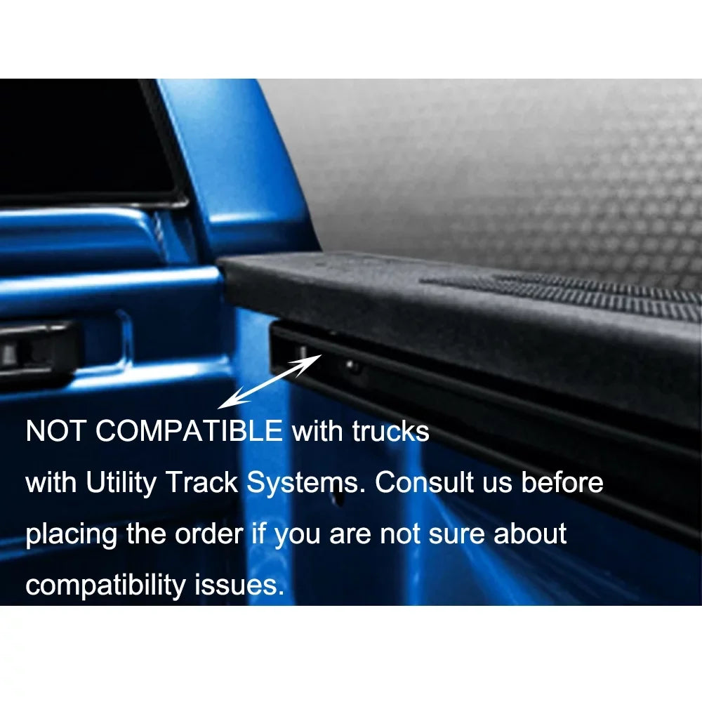 for Camper Non-Drilling C-Clamps Rack Black - Aluminum Shell of & P-AC( Truck Installation AA-Racks Set 4