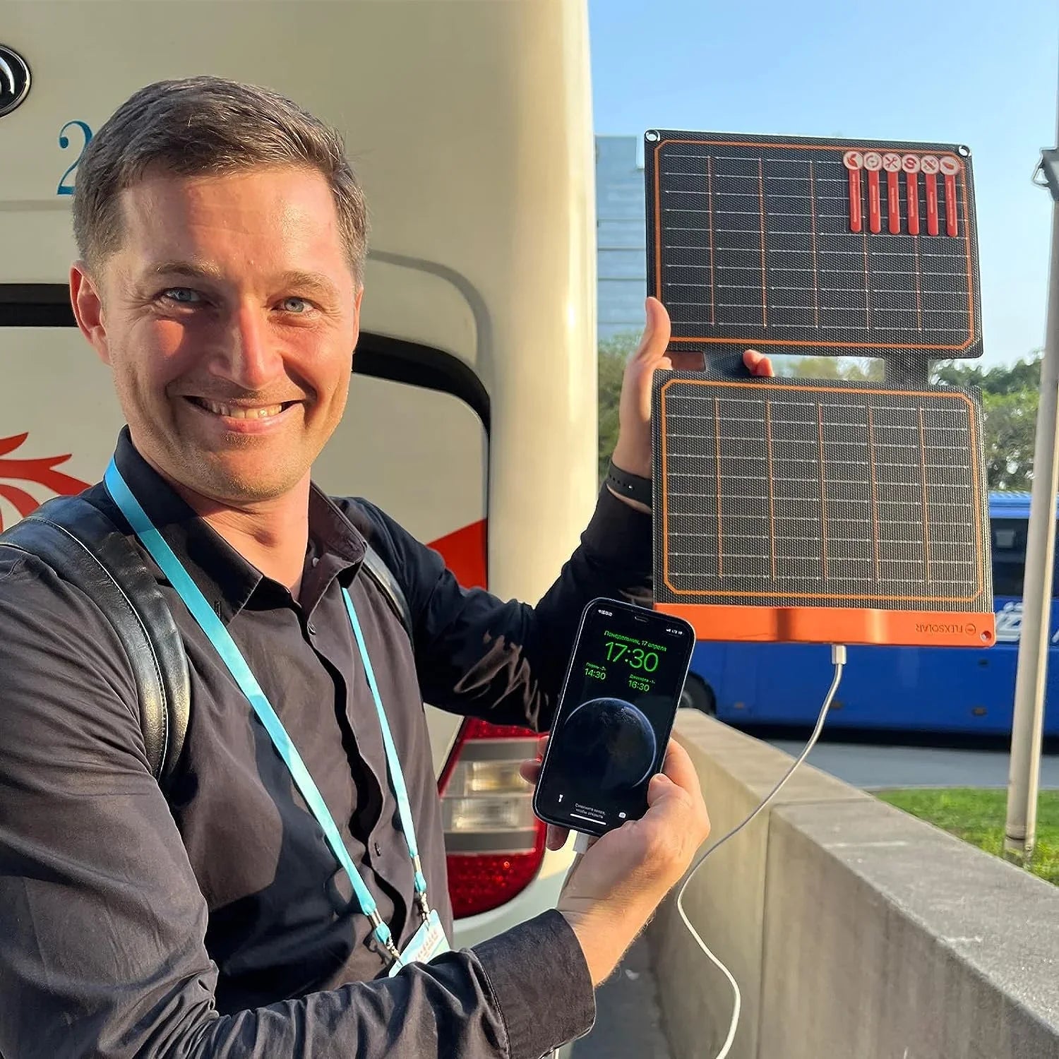 Lightweight Backpacking 20W Portable Phones 5V Waterproof USB ETFE PD2.0 Panel Foldable Bank Small IP67 Tablets Emergency USB-C Charger FlexSolar Power Camping Panel Power USB-A Solar Hiking for