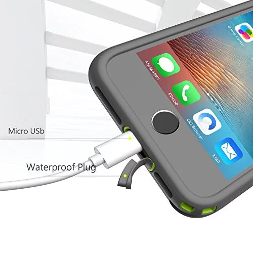 Snowproof & 7 Dirtproof Plus Cover Underwater Case Shockproof 8 Waterproof - iPhone Plus