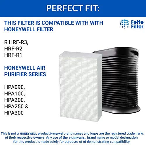 Filter of HRF-R1 6) HRF-R2 Honeywell Filter R HRF-R3 Replacement with (Pack True HEPA Pack Compatible
