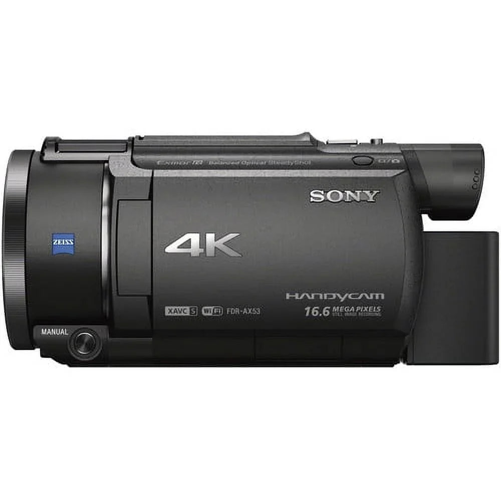 FDR-AX53 Bundle Professional HD Ultra Camcorder. - 4K Handycam
